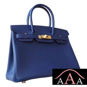 HERMES BIRKIN 30 HANDBAG CK73 BLUE SAPHIR EPSOM GHW-4.jpg