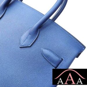 HERMES BIRKIN 30 HANDBAG CK73 BLUE SAPHIR EPSOM GHW-6.jpg