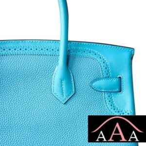HERMES BIRKIN 30 HANDBAG GHILLIES 7B TURQUOISE TOGO PHW-6.jpg