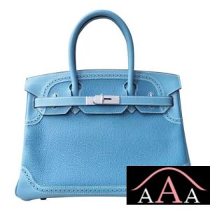 HERMES BIRKIN 30 HANDBAG GHILLIES CK75 BLUE JEAN TOGO PHW-1.jpg