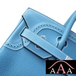 HERMES BIRKIN 30 HANDBAG GHILLIES CK75 BLUE JEAN TOGO PHW-6.jpg