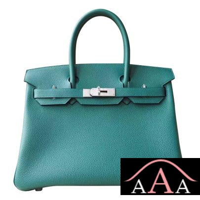HERMES BIRKIN 30 HANDBAG Z6 MALACHITE TOGO PHW-1.jpg