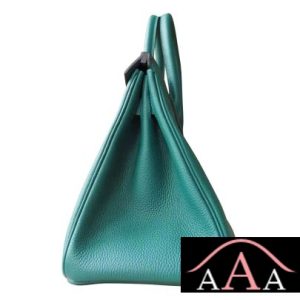 HERMES BIRKIN 30 HANDBAG Z6 MALACHITE TOGO PHW-4.jpg
