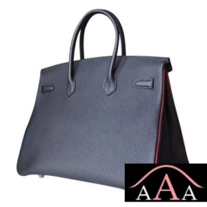 HERMES BIRKIN 35 BAG 89 NOIR AND K1 ROUGE GRENAT TOGO GHW-3.jpg