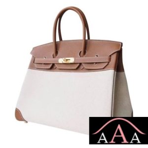 HERMES BIRKIN 35 BAG CC37 GOLD TOGO AND CANVAS GHW-1.jpg
