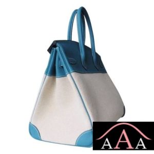 HERMES BIRKIN 35 BAG CC75 BLUE JEAN TOGO AND CANVAS SHW-4.jpg