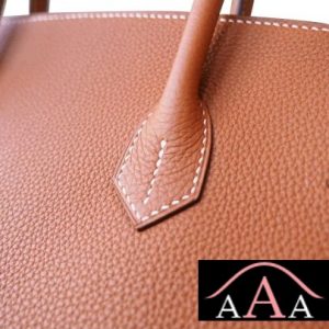 HERMES BIRKIN 35 BAG CK37 GOLD TOGO CALFSKIN SHW-6.jpg