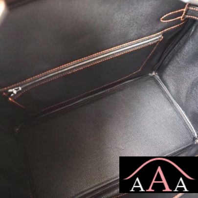 HERMES BIRKIN 35 BAG CK93 ORANGE AND 89 NOIR AND 4A CAFE TOGO SHW-2.jpg