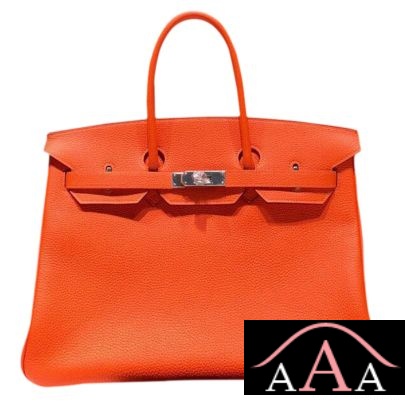 HERMES BIRKIN 35 CM TOGO BAG ORANGE CK93 SHW-1.jpg