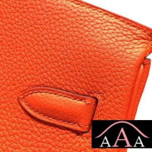 HERMES BIRKIN 35 CM TOGO BAG ORANGE CK93 SHW-4.jpg