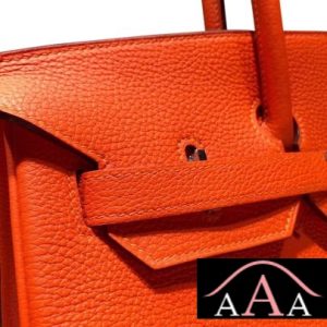 HERMES BIRKIN 35 CM TOGO BAG ORANGE CK93 SHW-5.jpg