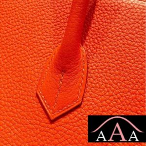 HERMES BIRKIN 35 CM TOGO BAG ORANGE CK93 SHW-6.jpg