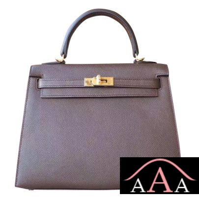 Hermes Kelly 25 Bag CK47 Chocolate Epsom Ghw