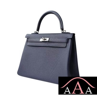Hermes Kelly 25 Handbag 2Z Bieu Nuit Epsom Shw