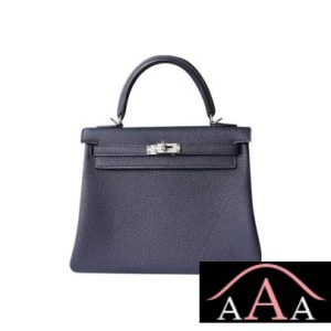 HERMES KELLY 25 HANDBAG 2Z BIEU NUIT TOGO SHW-1.jpg