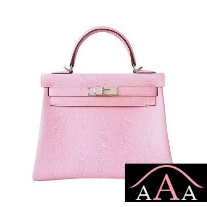 Hermes Kelly 25 Handbag 3Q Rose Sakura Togo Shw
