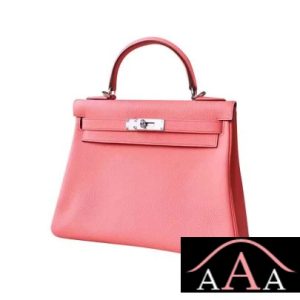 HERMES KELLY 25 HANDBAG 8T ROSE CANDY TOGO SHW-3.jpg
