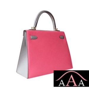 HERMES KELLY 25 HANDBAG 8W ROSE AZALEE AND 4Z GRIS MOUETTE EPSOM GHW-4.jpg