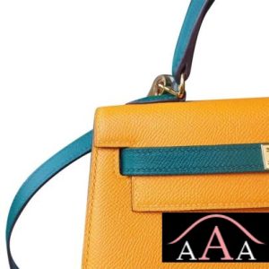 HERMES KELLY 25 HANDBAG 9V JAUNE DOR AND Z6 MALACHITE EPSOM GHW-2.jpg