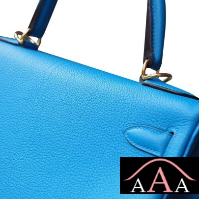 HERMES KELLY 25 HANDBAG B3 BLUE ZANZIBAR TOGO GHW-2.jpg