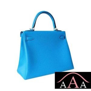 HERMES KELLY 25 HANDBAG B3 BLUE ZANZIBAR TOGO SHW-3.jpg