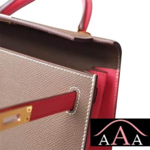 HERMES KELLY 25 HANDBAG CC18 ETOUPE AND 8W ROSE AZALEE EPSOM GHW-5.jpg