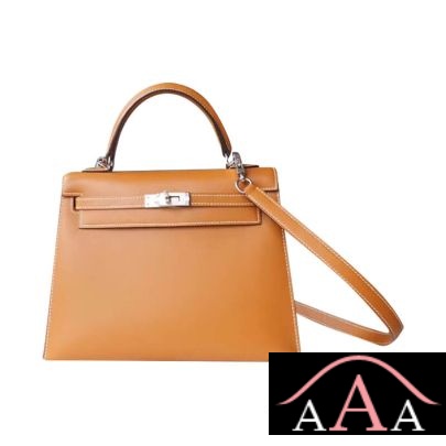 Hermes Kelly 25 Handbag CC21 Natural Sable Bulter Shw