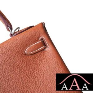 HERMES KELLY 25 HANDBAG CC37 GOLD TOGO SHW-2.jpg