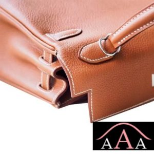 HERMES KELLY 25 HANDBAG CC37 GOLD TOGO SHW-4.jpg