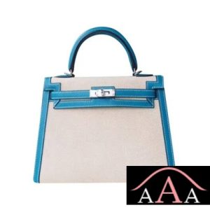 HERMES KELLY 25 HANDBAG CC75 BLUE JEAN SWIFT AND CANVAS SHW-1.jpg