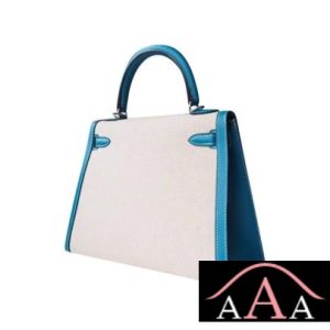 HERMES KELLY 25 HANDBAG CC75 BLUE JEAN SWIFT AND CANVAS SHW-4.jpg