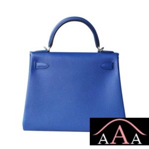 HERMES KELLY 25 HANDBAG I7 BLUE ZELLIGE TOGO SHW-3.jpg