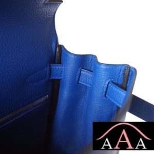 HERMES KELLY 25 HANDBAG I7 BLUE ZELLIGE TOGO SHW-6.jpg