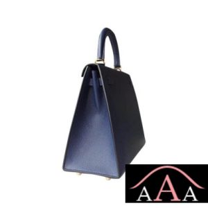 HERMES KELLY 25 HANDBAG M3 BLUE ENCRE EPSOM GHW-5.jpg