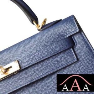 HERMES KELLY 25 HANDBAG M3 BLUE ENCRE EPSOM GHW-6.jpg