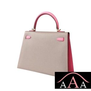 HERMES KELLY 25 HANDBAG M8 GRIS ASPHALT AND 8W ROSE AZALEE EPSOM GHW-4.jpg