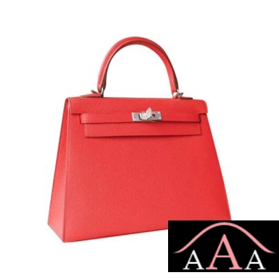 Hermes Kelly 25 Handbag S3 Rouge Coueur Epsom Shw