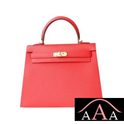 Hermes Kelly 25 Handbag S5 Rouge Tomate Epsom Ghw