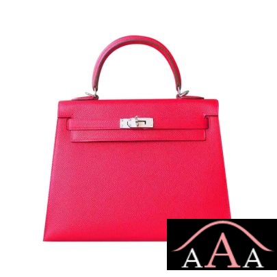 Hermes Kelly 25 Handbag S5 Rouge Tomate Epsom Shw