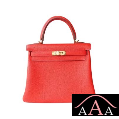 Hermes Kelly 25 Handbag S5 Rouge Tomate Togo Ghw