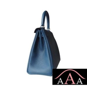 HERMES KELLY 25 HANDBAG S7 BLUE GALICE TOGO SHW-4.jpg