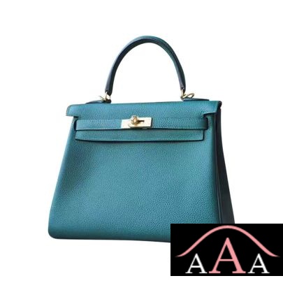 Hermes Kelly 25 Handbag Z6 Malachite Togo Ghw