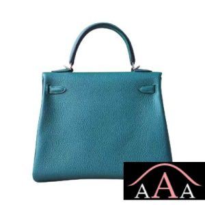 HERMES KELLY 25 HANDBAG Z6 MALACHITE TOGO SHW-3.jpg