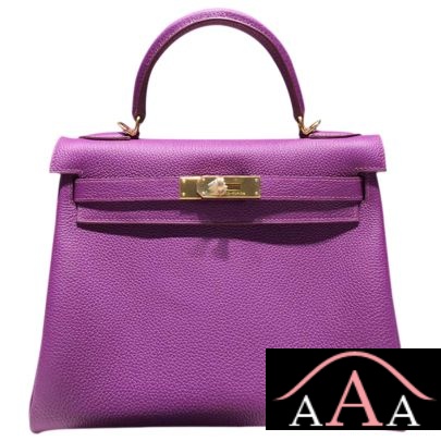 Hermes Kelly 28 Anemone P9 Togo Leather Ghw