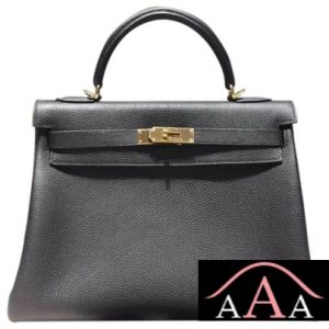 HERMES KELLY 28 BAG BLACK TOGO LEATHER GHW-1.jpg