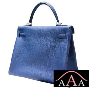HERMES KELLY 28 BAG BLUE DE GALICE TOGO LEATHER SHW-4.jpg