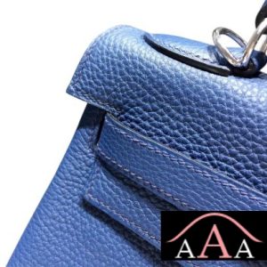 HERMES KELLY 28 BAG BLUE DE GALICE TOGO LEATHER SHW-5.jpg