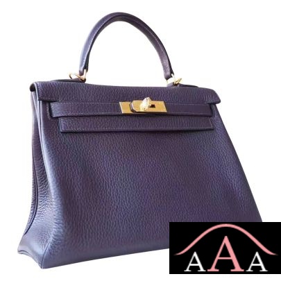 Hermes Kelly 28 Bag CC59 Raisin Togo Ghw