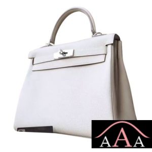 HERMES KELLY 28 BAG CK80 PEARL GREY TOGO PHW-4.jpg