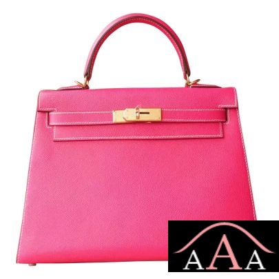 Hermes Kelly 28 Bag E5 Rose Tyrien Epsom Ghw
